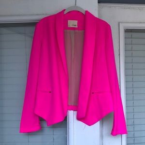 Francesca’s brand hot pink blazer